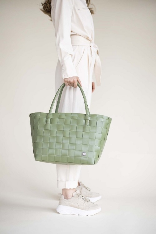 Shopper Paris - Handed By - moss green
