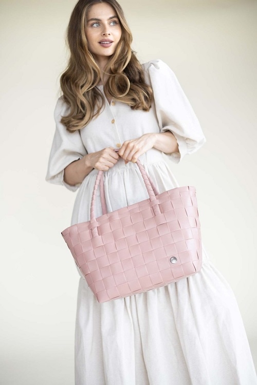 Boodschappentas Paris - Handed By - terra pink