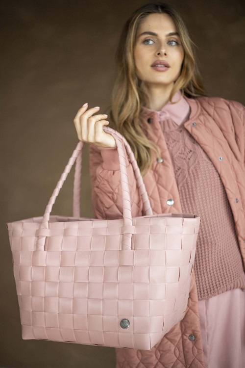 Boodschappentas Paris - Handed By - terra pink