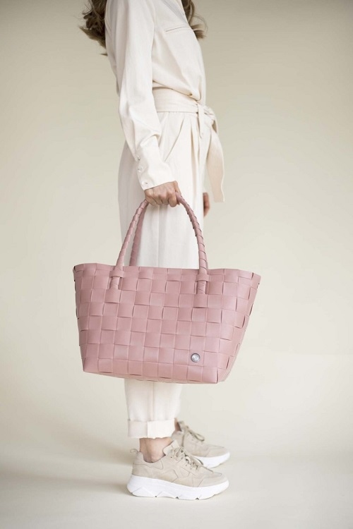 Boodschappentas Paris - Handed By - terra pink