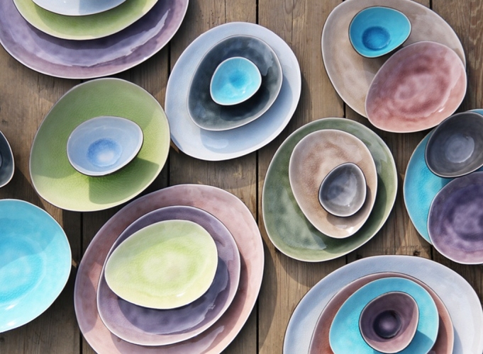 Bordje ovaal Streetfood (set/10) XS