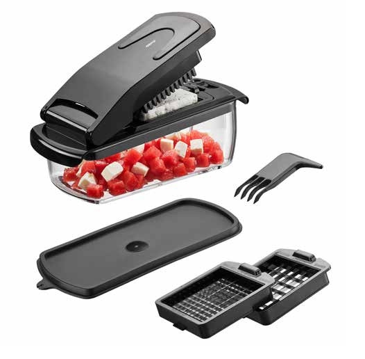 Chopper avec réservoir- coupe oignons et légumes - Gefu