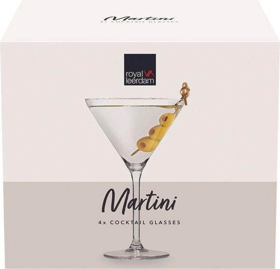 Cocktailglazen  martini set/4 - Royal Leerdam