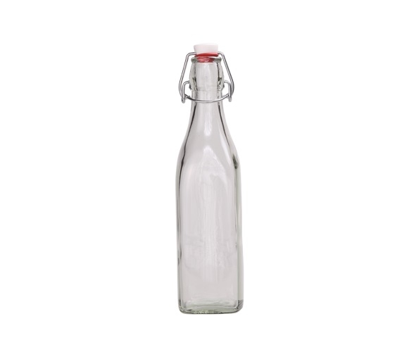 Flesje 0,25 L transparant glas - Bormioli