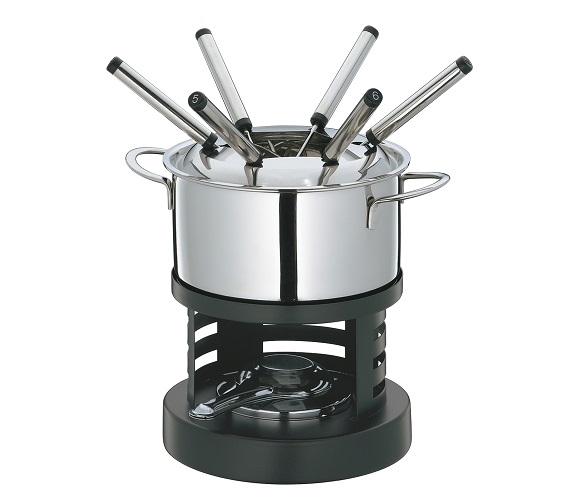 Fondueset inox-Küchenprofi