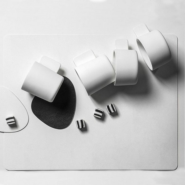 Sous-verre pebble cuir - Finesse
