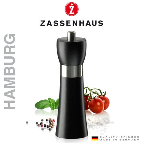 Hamburg gelakt hout 18cm pepermolen - Zassenhaus