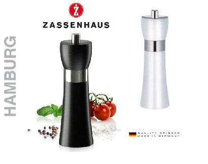 Hamburg gelakt hout 18cm pepermolen - Zassenhaus