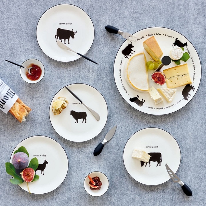 Assiettes à fromage set(2)-ASA