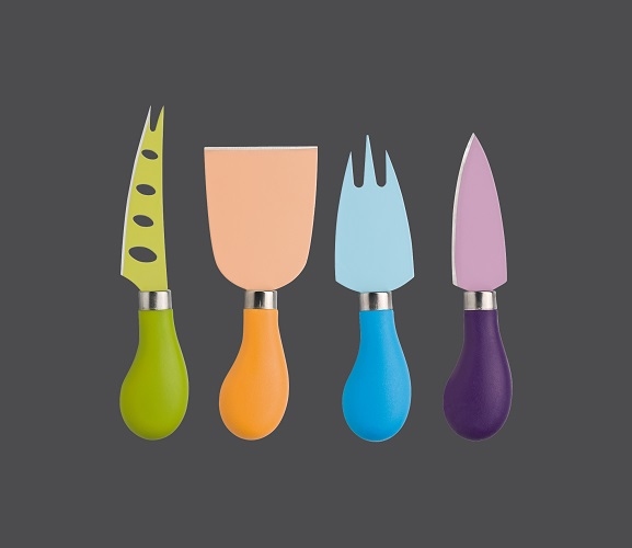 set couteaux à fromage color (4-pcs)-Zassenhaus