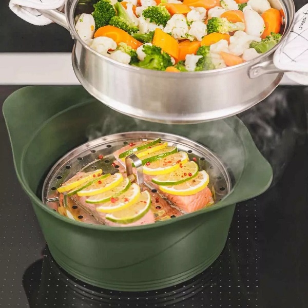 Cocotte céramique anti-adhésif 28 cm  vert - Cookut