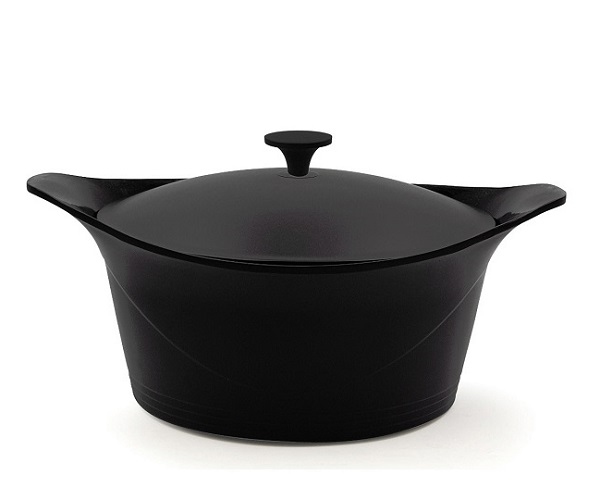 Kookpot keramisch anti-kleef zwart 28 cm - Cookut