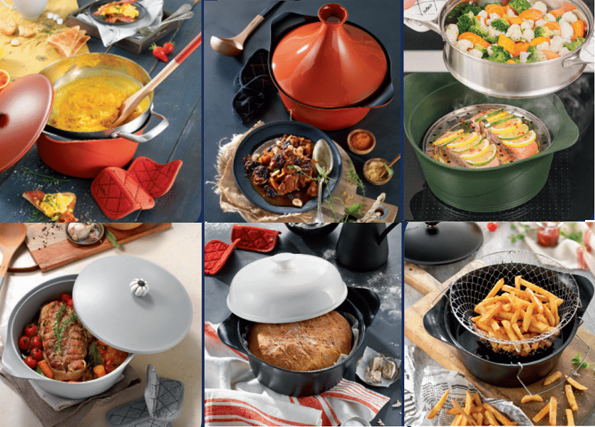 Kookpot keramisch anti-kleef zwart 28 cm - Cookut