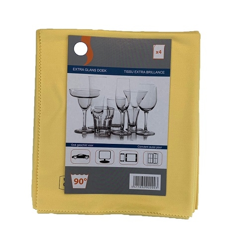Essuies pour verres ( microfibres) set/4-Flipper