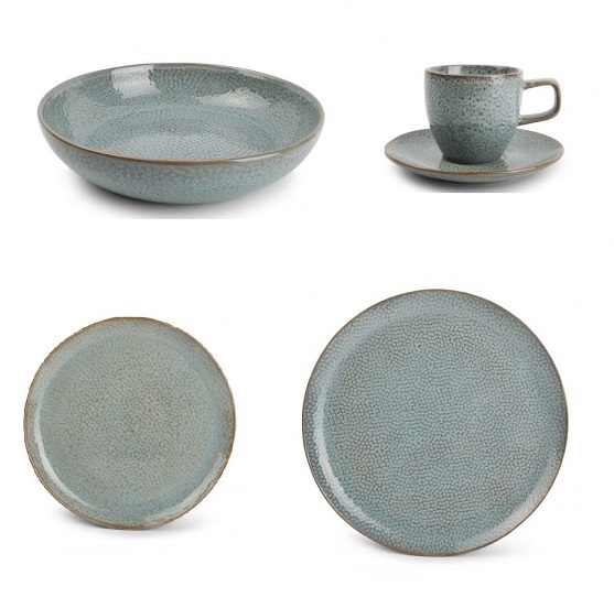 Mielo diep bord lagoonblauw - S&P