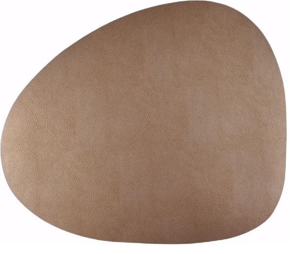 Set de table pebble métalic cuir - Finesse
