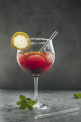Rietjes in glas (set/12) met borsteltje