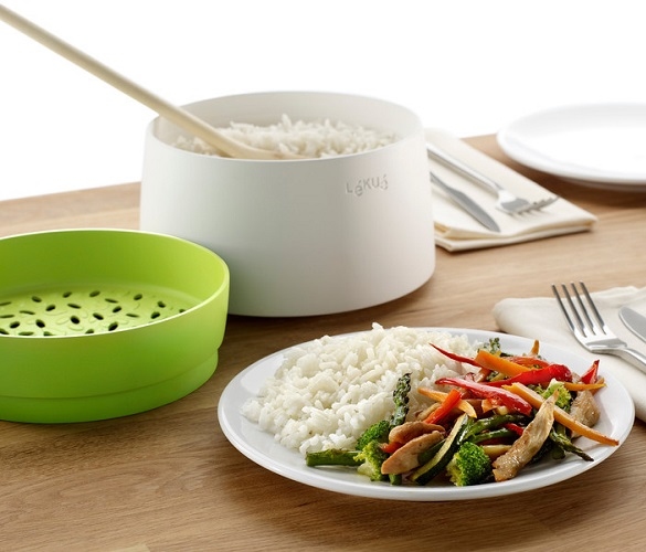 Rijst- en graankoker microwave - Lekue