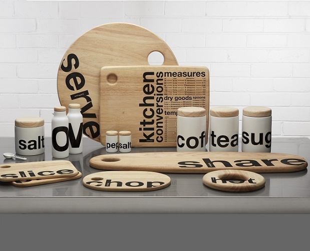 Serveerplank Serve Loft - Salt&Pepper