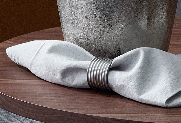 Ronds de serviettes Centro set/4-Salt&Pepper