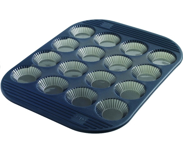 moule 16 tartelettes cannelés silicone-Mastrad