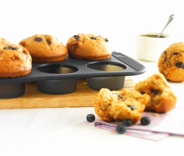 siliconen bakvorm 6 muffins-Mastrad