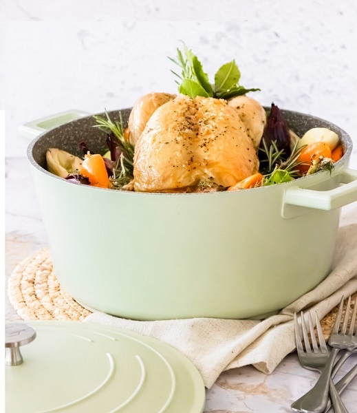 Stone stoofpot muntgroen - Masterclass