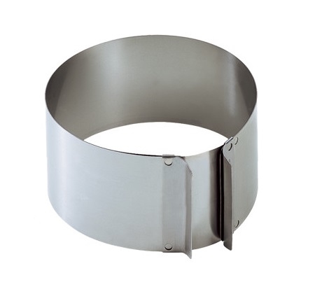 cercle gâteau réglable  inox-Kuchenprof