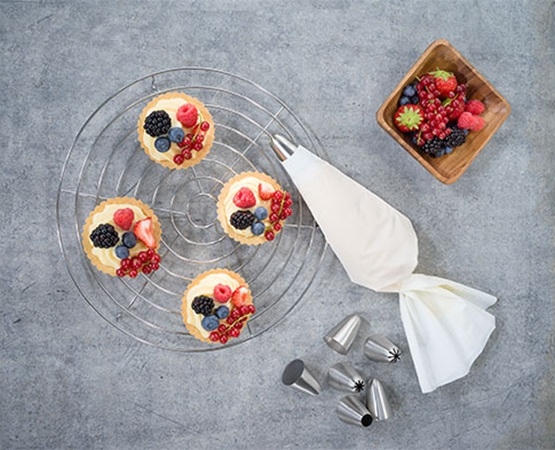 Grille à tarte 32 cm inox