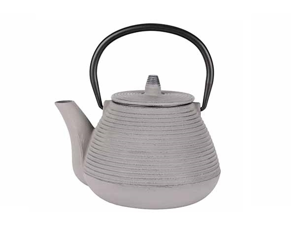 Theepot gietijzer grijs 1 L