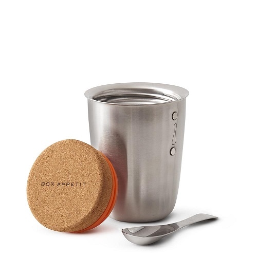 Thermos food 0,55L - black+blum