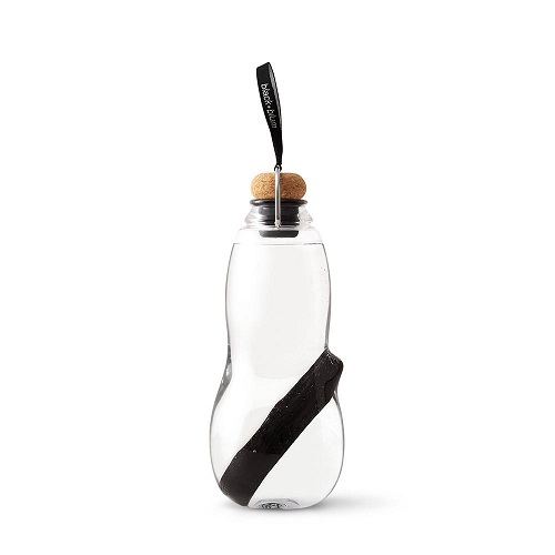 Bouteille d'eau avec filtre à charbon  Eau good - black+blum