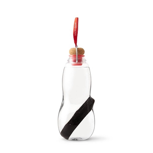 Bouteille d'eau avec filtre à charbon  Eau good - black+blum