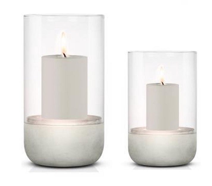 Windlicht betonlook M - Blomus