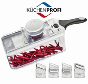 mandoline/râpe multi avec reservoir-Kuchenprofi