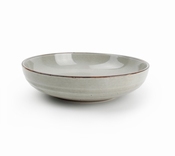 Artisan assiette creuse vert olive - S&P