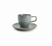 Mielo kop en schotel lagoonblauw - S&P