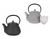 Theepot gietijzer grijs 1 L
